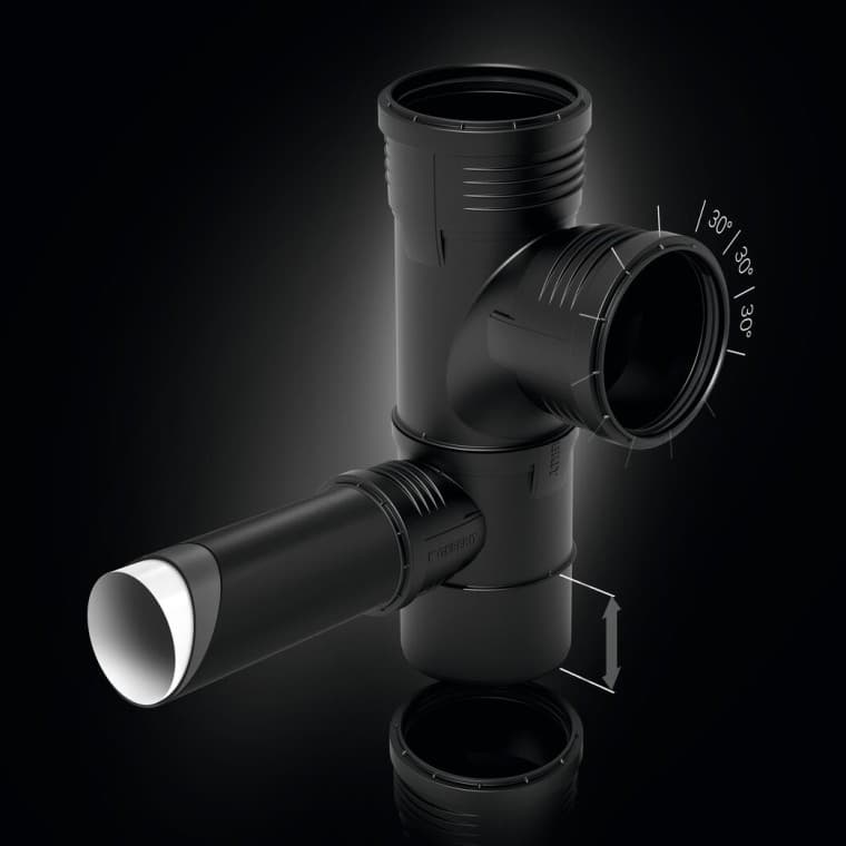 Raccord spécial Geberit Silent-PP Raccord spécial Geberit Silent-PP