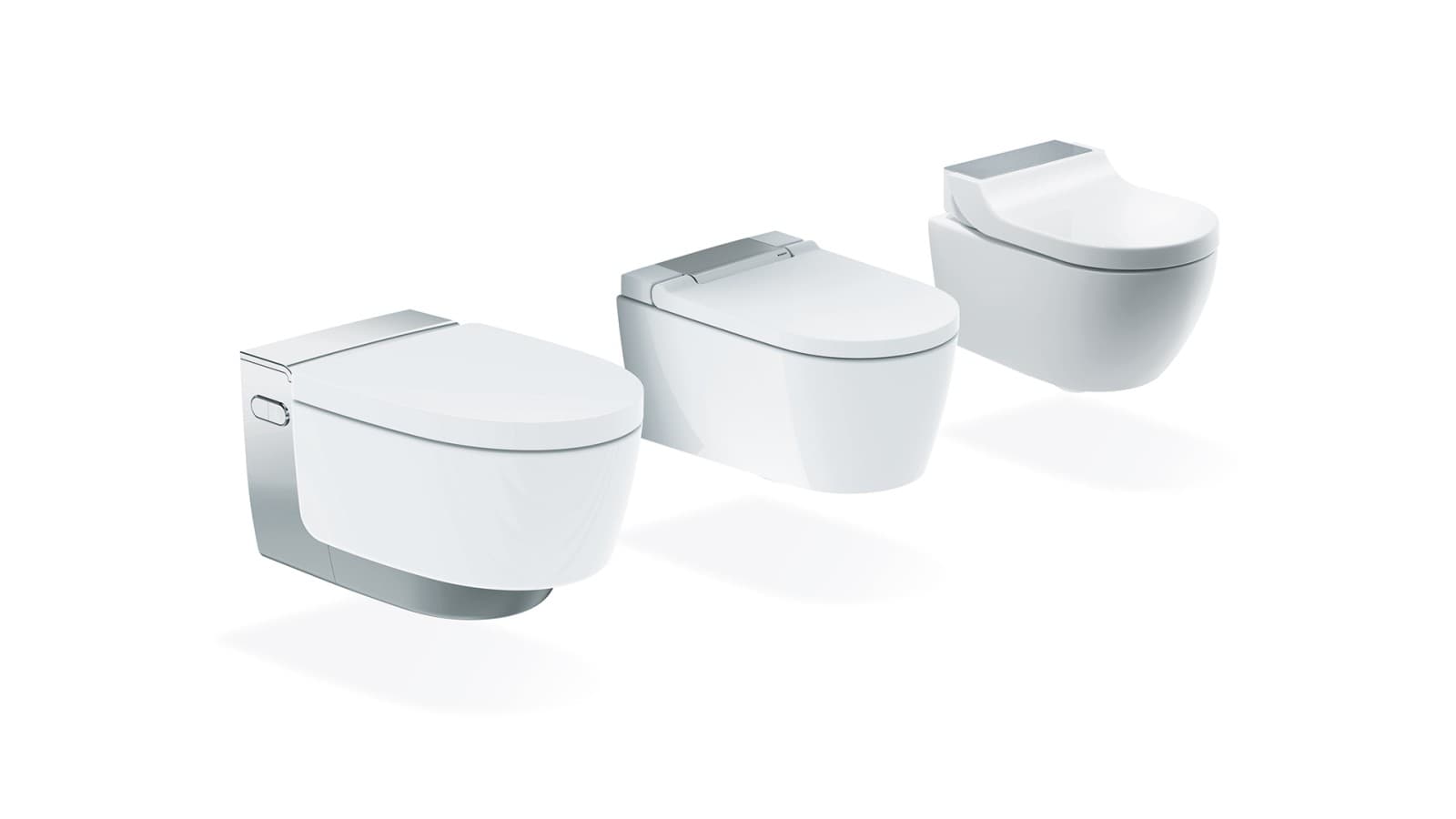 Découvrez tous nos modèles de WC lavants Geberit AquaClean Découvrez tous nos modèles de WC lavants Geberit AquaClean