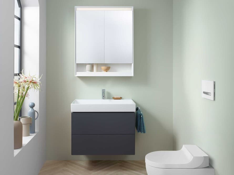 Salle de bains aux tons clairs Salle de bains aux tons clairs