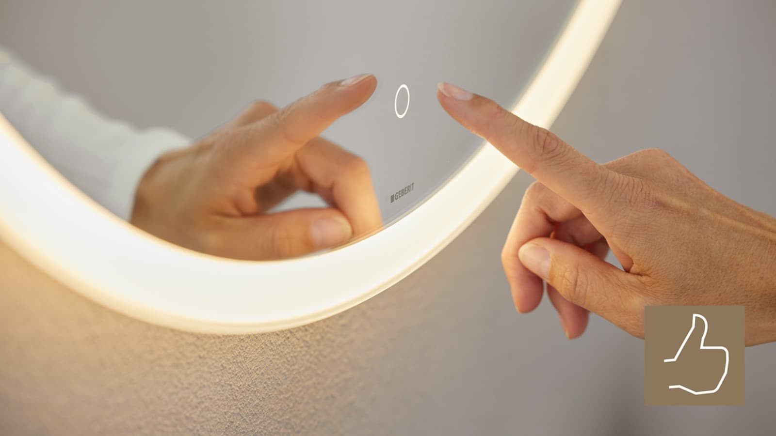 Miroir Geberit option avec éclairage Miroir Geberit option avec éclairage