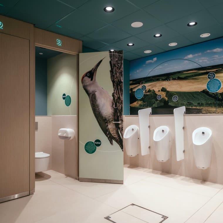 Urinoir Geberit Preda avec déclenchement automatique de la chasse d’eau Urinoir Geberit Preda avec déclenchement automatique de la chasse d’eau