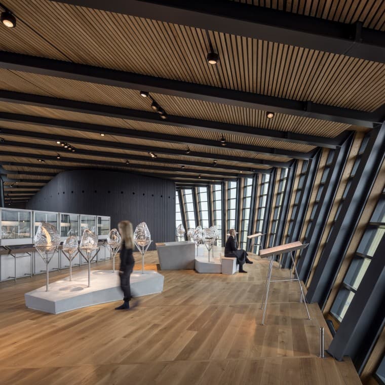 L’exposition de l’Icefjord Centre d’Ilulissat (© Adam Mørk) L’exposition de l’Icefjord Centre d’Ilulissat (© Adam Mørk)