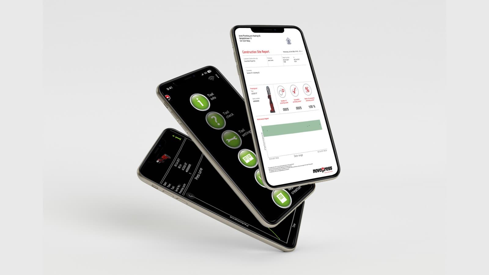 Application NovoCheck pour les sertisseuses Geberit Application NovoCheck pour les sertisseuses Geberit