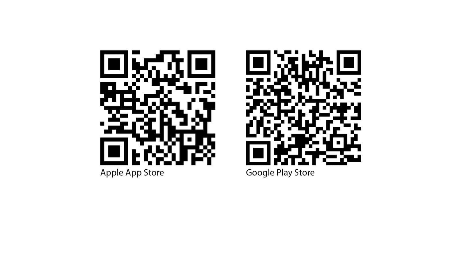 QR Codes Geberit Control pour Apple et Android QR Codes Geberit Control pour Apple et Android
