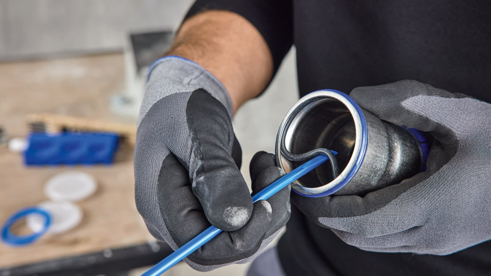Remplacement de la bague torique dans un raccord de pressage Geberit Mapress avec le vérin O-Ring Geberit Remplacement de la bague torique dans un raccord de pressage Geberit Mapress avec le vérin O-Ring Geberit
