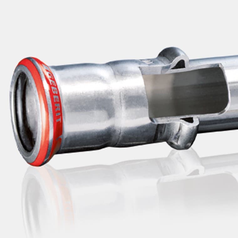 Coupe d'un raccord serti Geberit Mapress Acier Carbone Coupe d'un raccord serti Geberit Mapress Acier Carbone