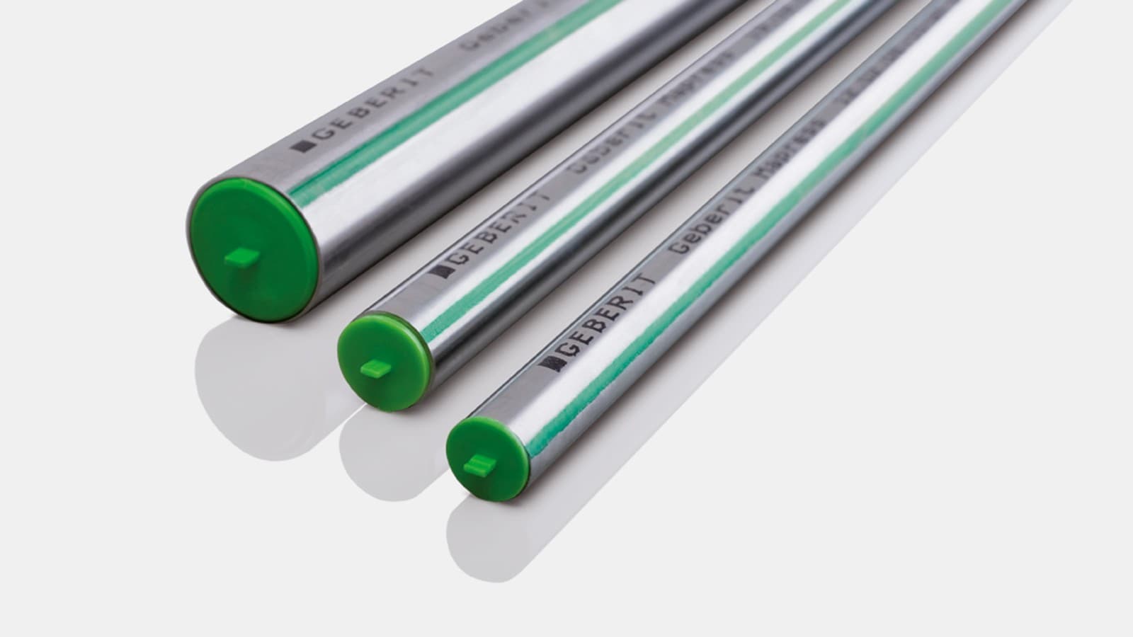 La ligne verte permet d'identifier un tube 1.4521 Geberit Mapress Acier Inox La ligne verte permet d'identifier un tube 1.4521 Geberit Mapress Acier Inox