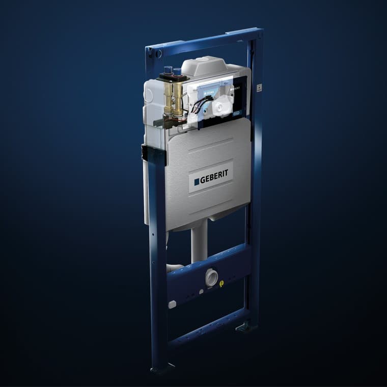 Geberit Sigma réservoir de chasse à encastrer 12 cm avec unité de rinçage forcé hygiénique HS30 Geberit Sigma réservoir de chasse à encastrer 12 cm avec unité de rinçage forcé hygiénique HS30